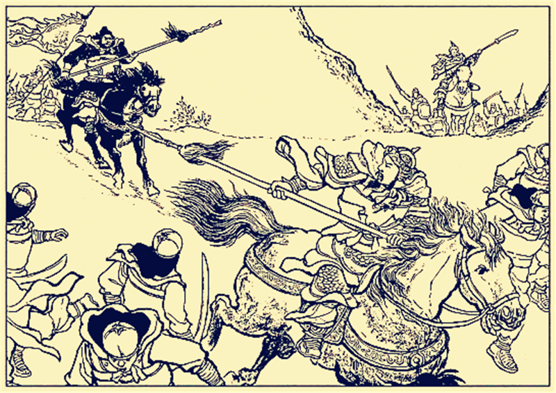 张郃战赵云三十回合,马超二十回合,为何单挑张飞能撑五十回合?
