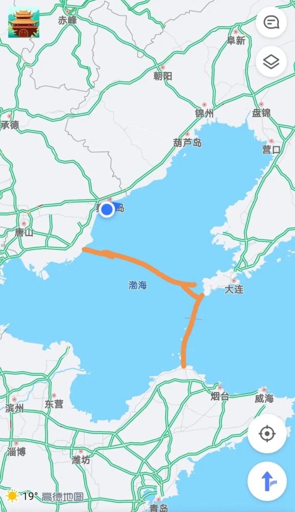 关于渤海湾跨海大桥可以这样修,将大大助力唐山经济发展!