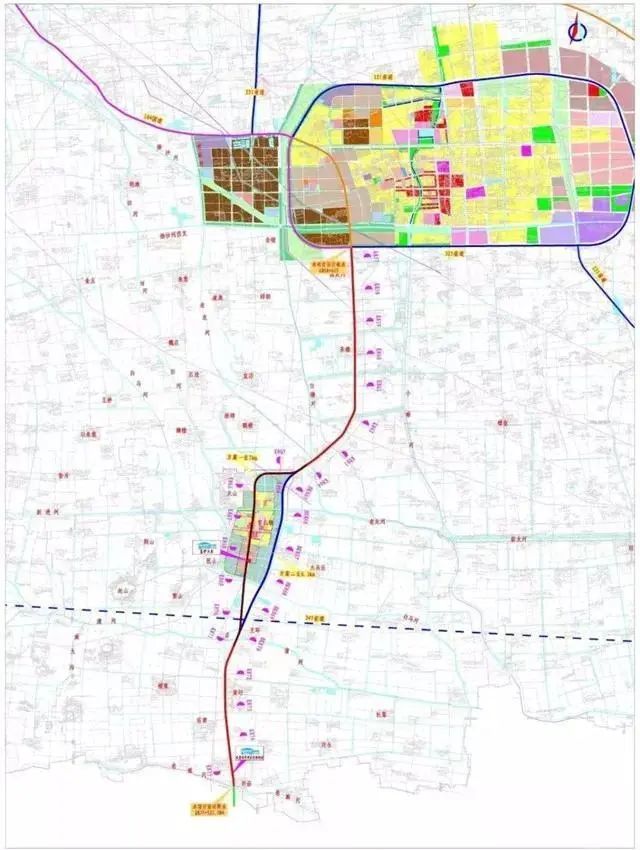 104国道睢宁段路线图