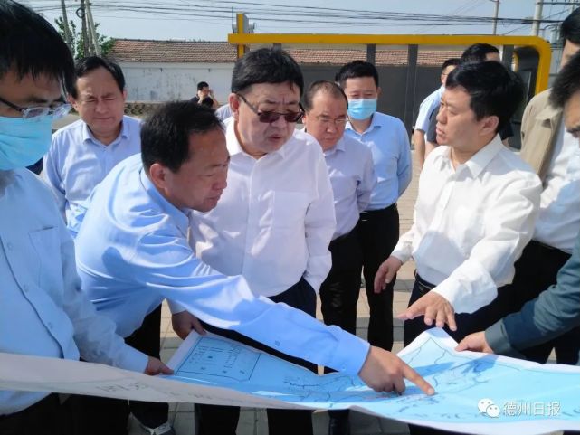 德州市长杨洪涛到武城巡河并调研水利工程建设:加快工程建设 确保安全