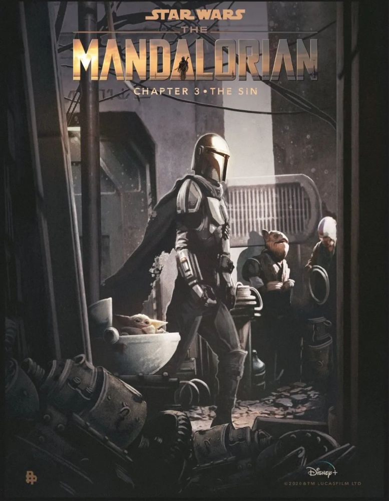 《曼达洛人》第一季分集艺术海报欣赏