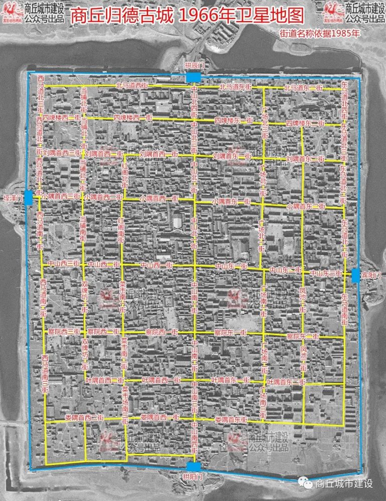 商丘古城景点位置推测图