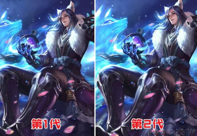 王者荣耀:5年内,李白的原画被调整非常多,众多玩家觉得一代凤求凰最帅