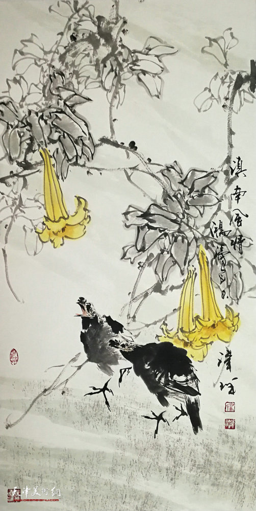 超然出尘——天津著名画家翟鸿涛的花鸟世界