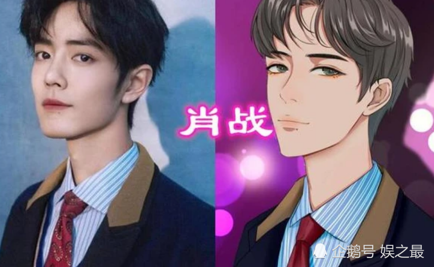 当明星变漫画脸:赵丽颖郑爽温柔,鞠婧祎肖战惊艳,热巴