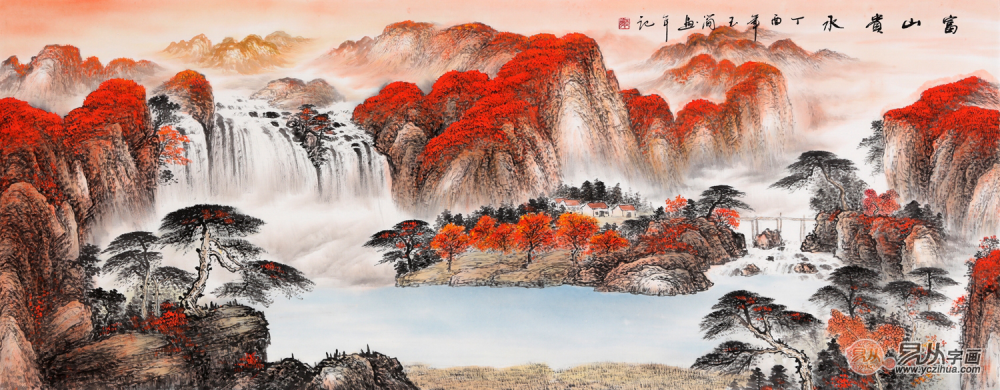 适宜挂在家里的山水画,这些山水画助你好运连连