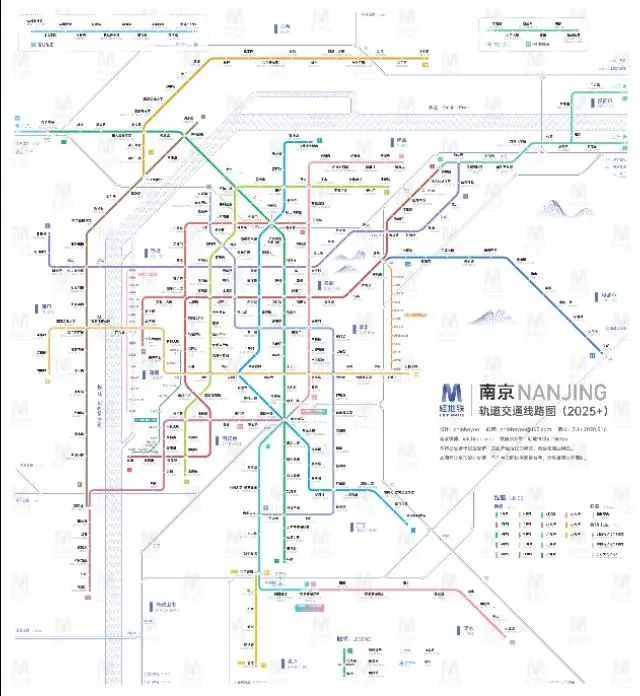 中国15大主要城市2025年地铁线路图出炉!