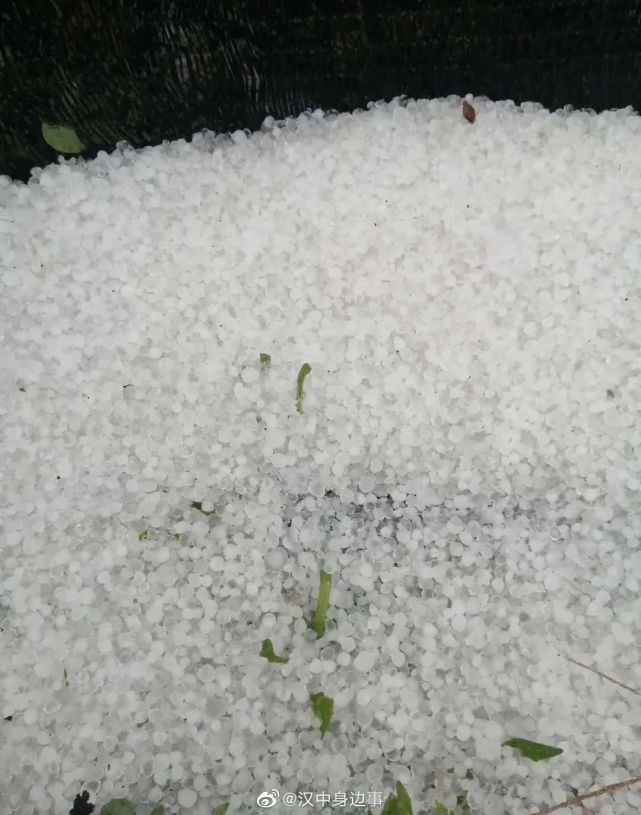 陕西这里下冰雹了!今天起陕西全省有雨!