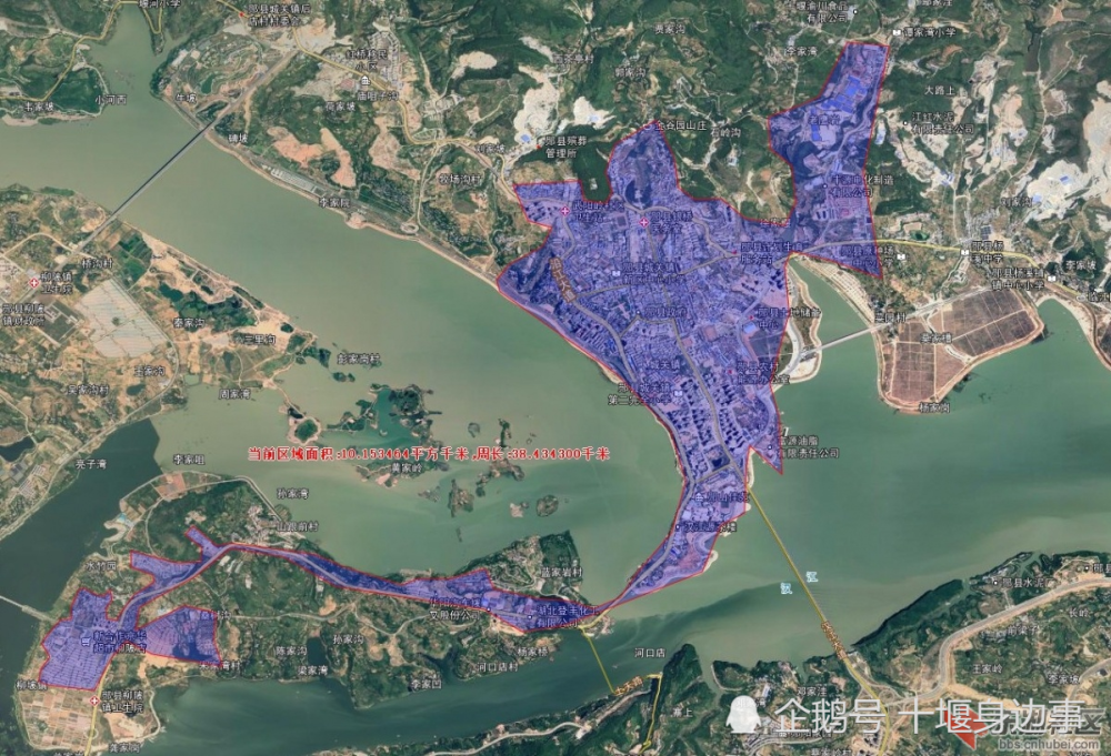 湖北一主两副之后,建成区第四大城市十堰建成区面积超173平方公里