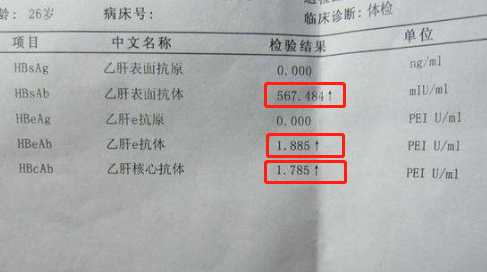 乙肝两对半检查结果怎么看