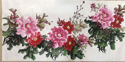 当代著名画家付建春花鸟作品赏析