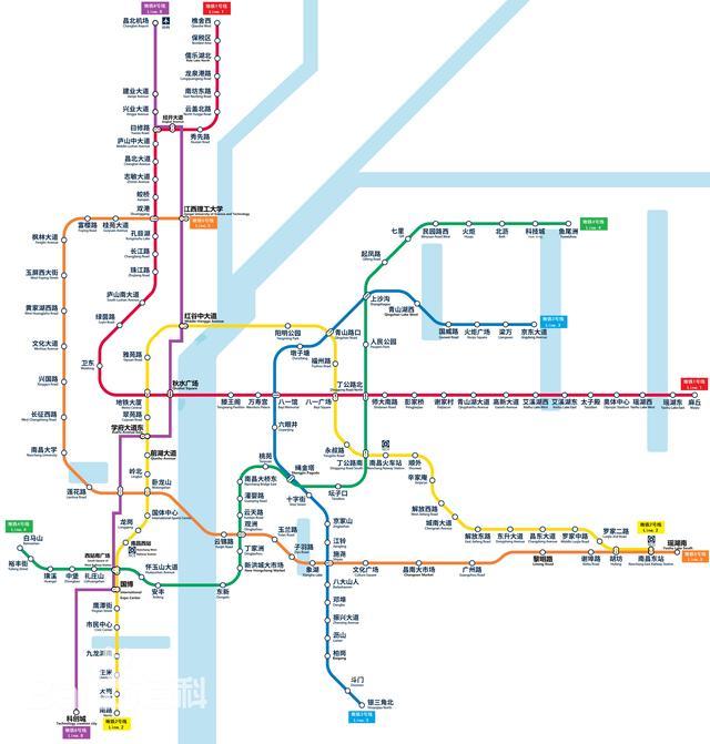 明年南昌将开通4条地铁线路,线路总长增至128.5千米