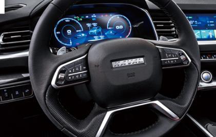 多功能真皮方向盘:真皮的握感会让你对车的操控更加舒适和从容.
