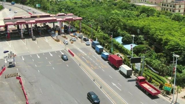 甬莞高速莲花山隧道,沥林服务区路段3,广惠东沿线巽寮湾收费站路段2