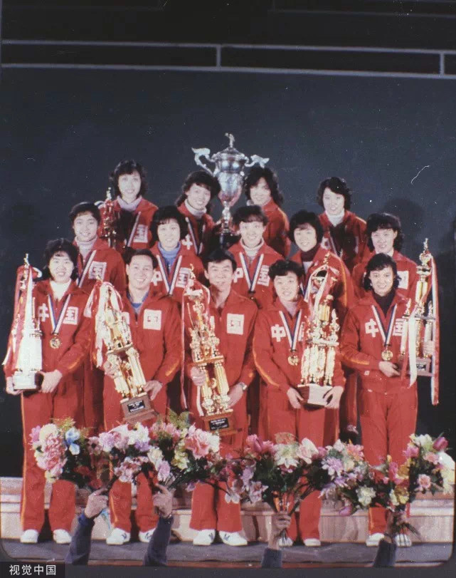 1981年女排夺冠阵容合影