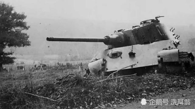 战场上演"自相矛盾",仅有的被88毫米高射炮击毁的"虎王"坦克