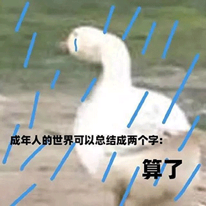 表情包 焦头烂鹅!