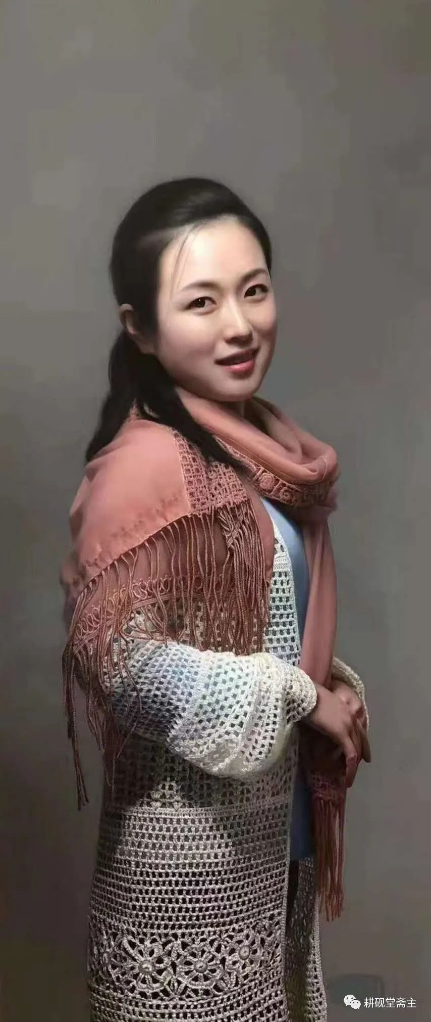 朝鲜写实油画唯美人物肖像艺术品鉴
