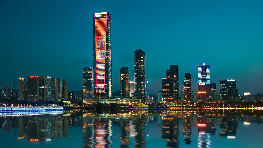 深圳人才公园夜景
