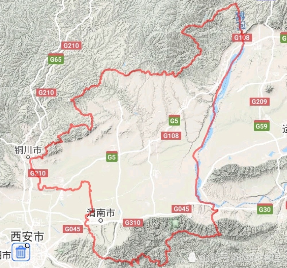 渭南各县人口排名_渭南地区各县地图(2)