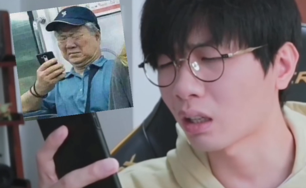 地铁老人看手机本来是一张网上被各种传阅的表情包,在l