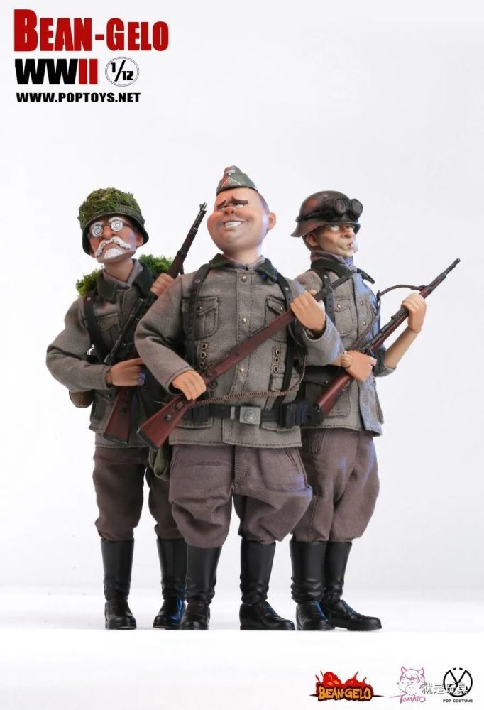 poptoys 1/12大头兵:用诙谐幽默画风演绎另类wwii