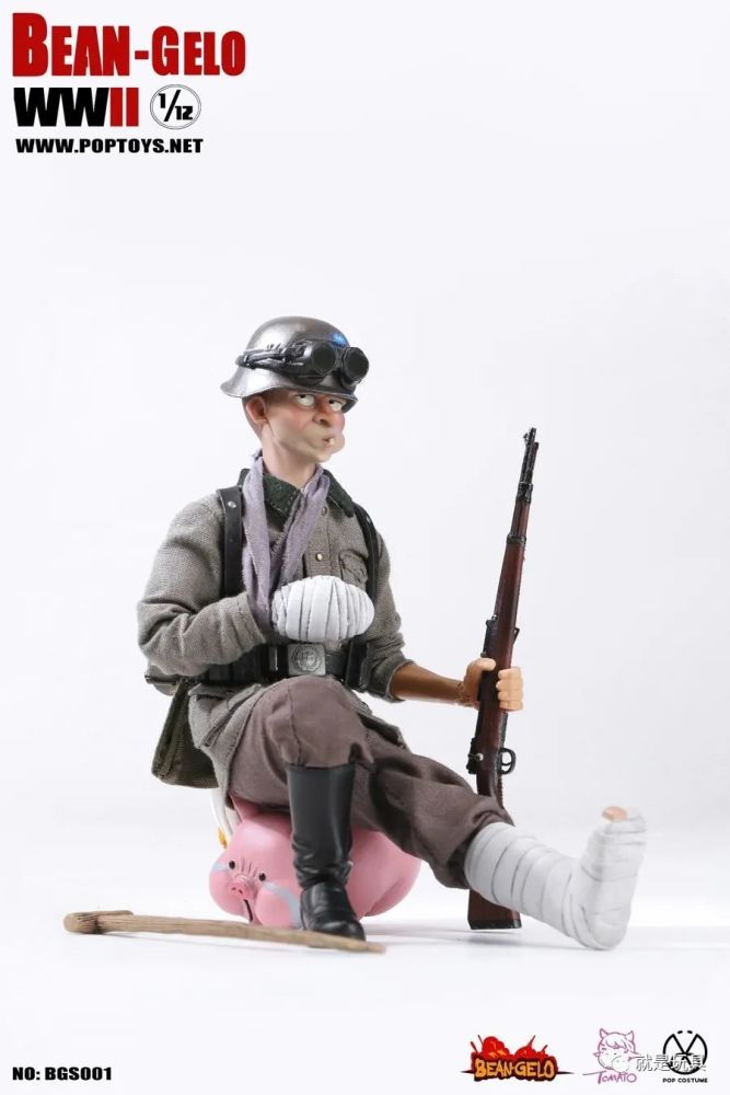 poptoys112大头兵用诙谐幽默画风演绎另类wwii