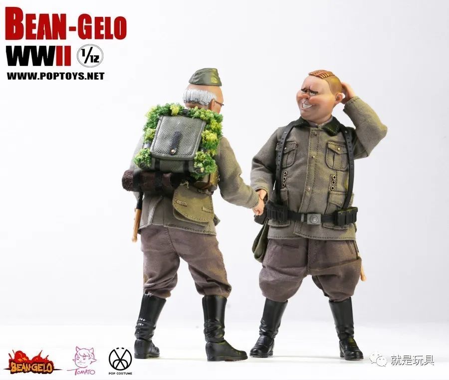 poptoys 1/12大头兵:用诙谐幽默画风演绎另类wwii