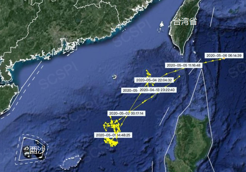 【大军事消息】根据南海战略态势感知计划(scspi)的追踪统计,美国海军