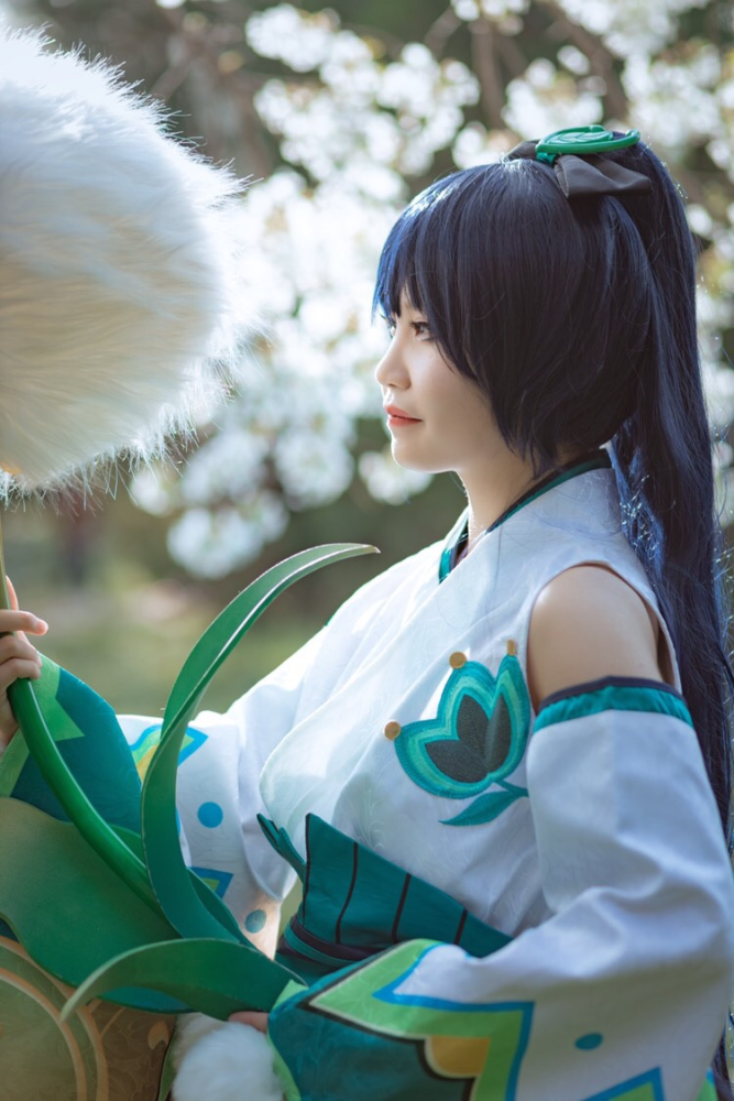 【cos正片】一叮一个ssr #阴阳师# 腐草为萤 "神啊,请您施以治愈的