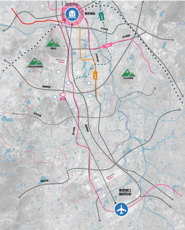 涉及包括主城东山片区,东善桥,江苏软件园片区,江宁高新区,未来科技城