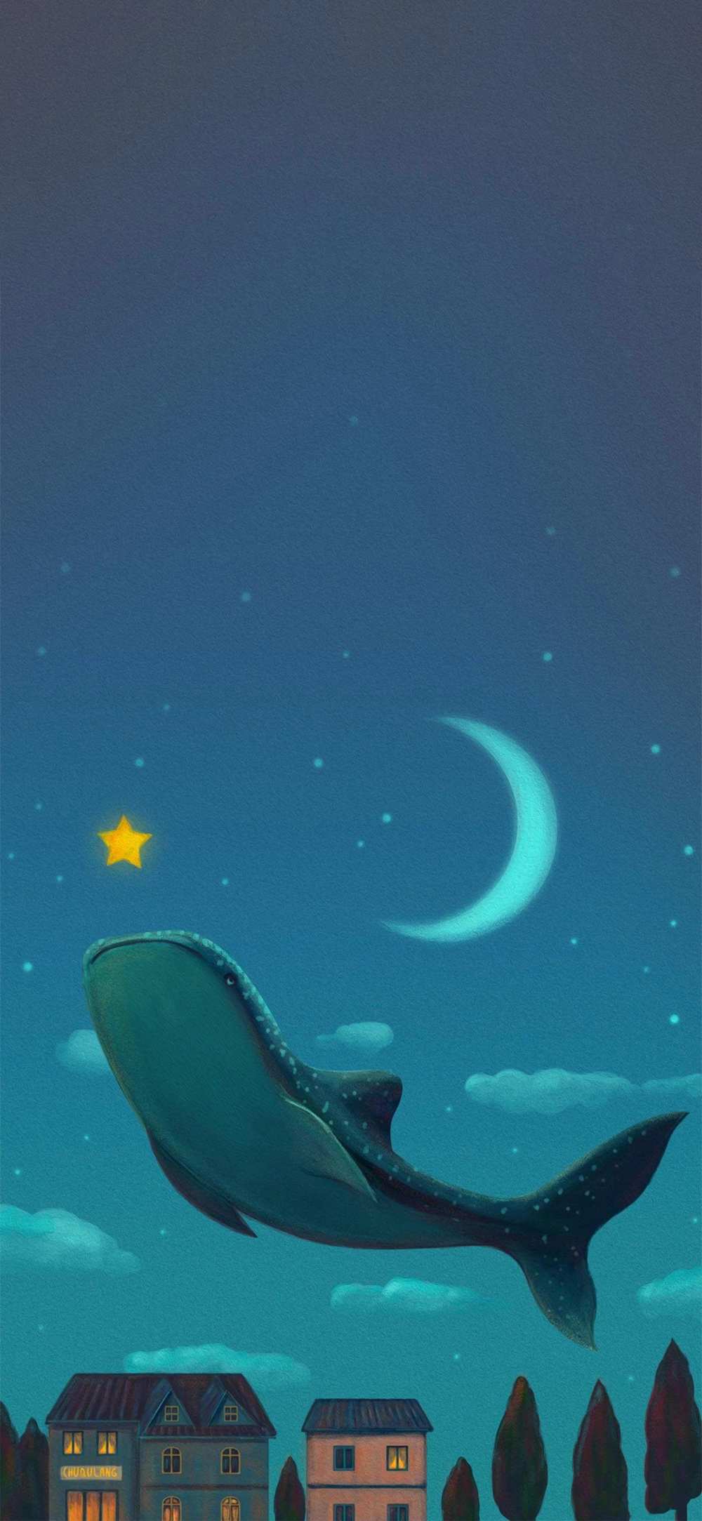 壁纸·二次元·鲸落