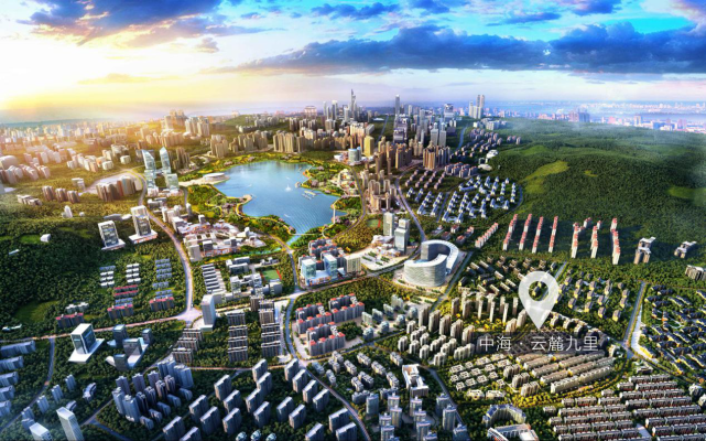 中海·云麓九里所在的东白沙河片区,是连接城市商业核心区,空港经济区