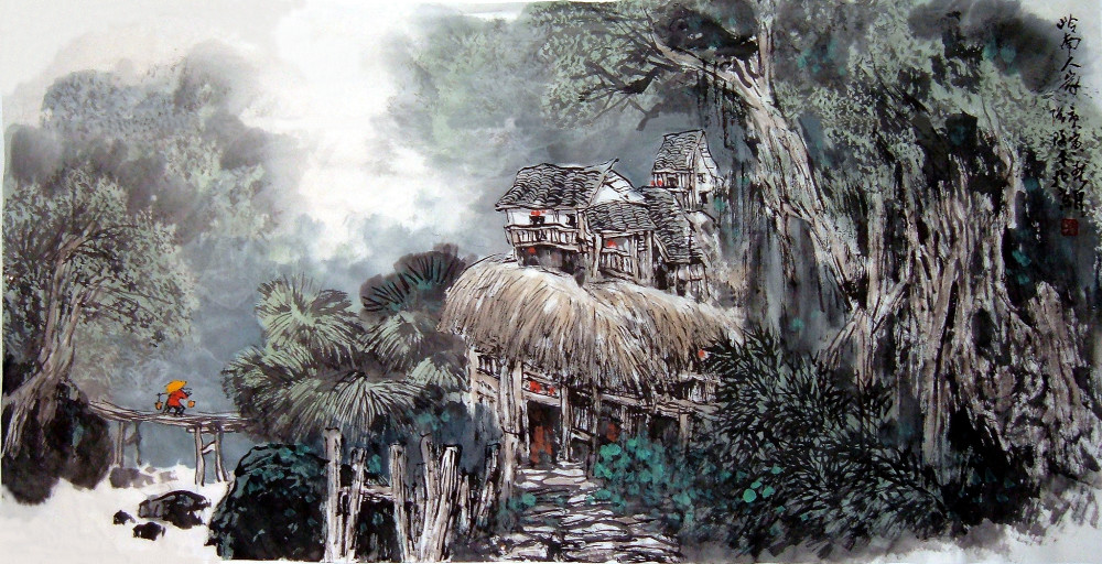 岭南人家 2010年 138cm x 68cm