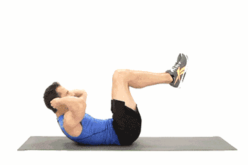 腹部肌肉无线条?这4个动作,帮你塑造8块腹肌