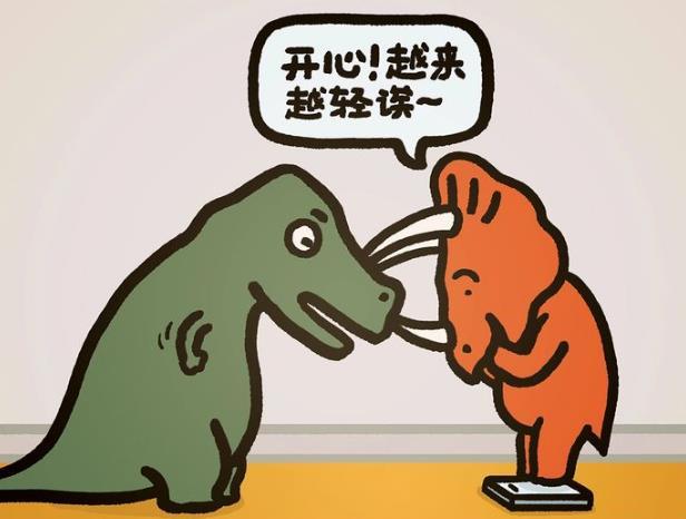 爆笑:恐龙称重哪家强,三角龙妹子这操作真是实力坑男友,该死的求生欲