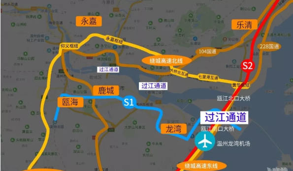 沿海228国道温州段,起于乐清南塘,连接了乐清,龙湾和瑞安就像乐清楼市
