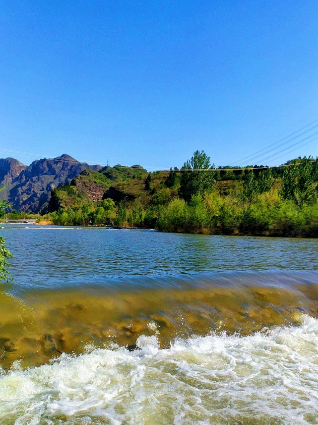 永定河北京段风景.