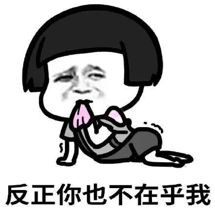 反正你也不在乎我