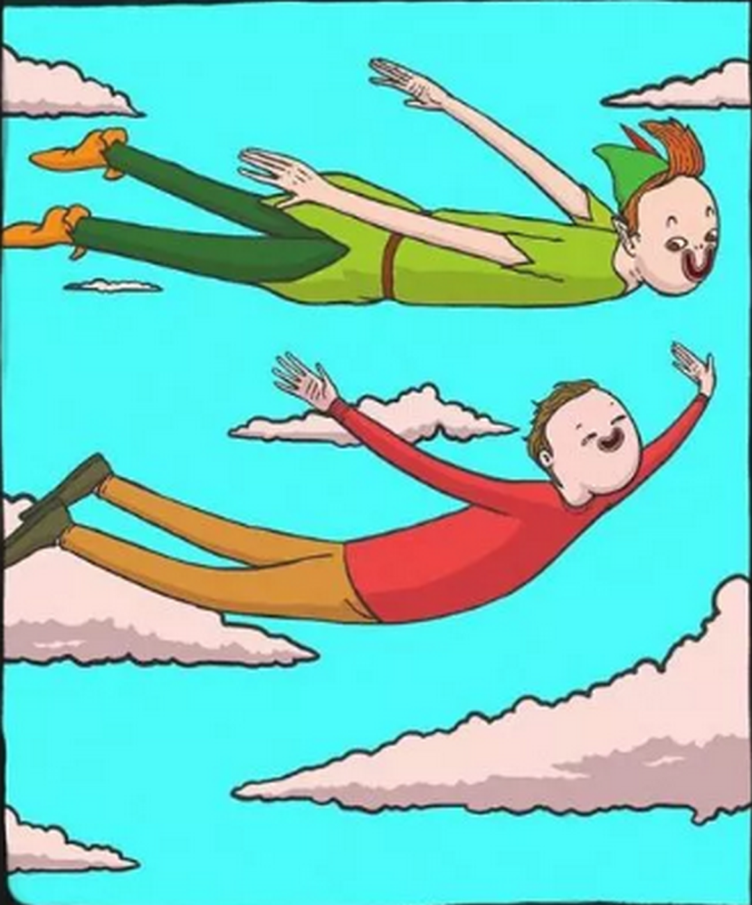 搞笑疯人:小仙子实现男孩飞翔的梦想,结果途中遇到了飞机