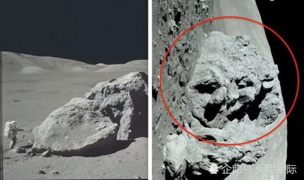 一名ufo猎人声称在月球上发现了两个"人造雕像",并称这一发现百分之