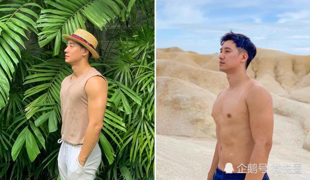 爱游泳的时尚潮男颜值身材均在线，胸肌饱满、腹肌结实，男神啊！