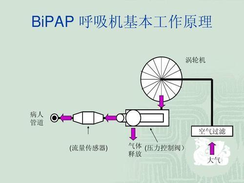 家用呼吸机的原理:自主通气时吸气动作产生胸腔负压,肺被动扩张出现