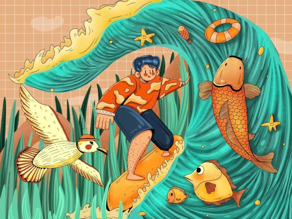 打卡美好生活,治愈系插画都在这里!