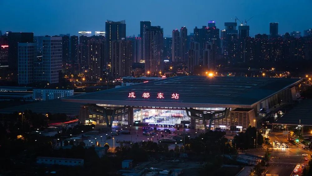 成都东站综合交通枢纽 图据视觉中国
