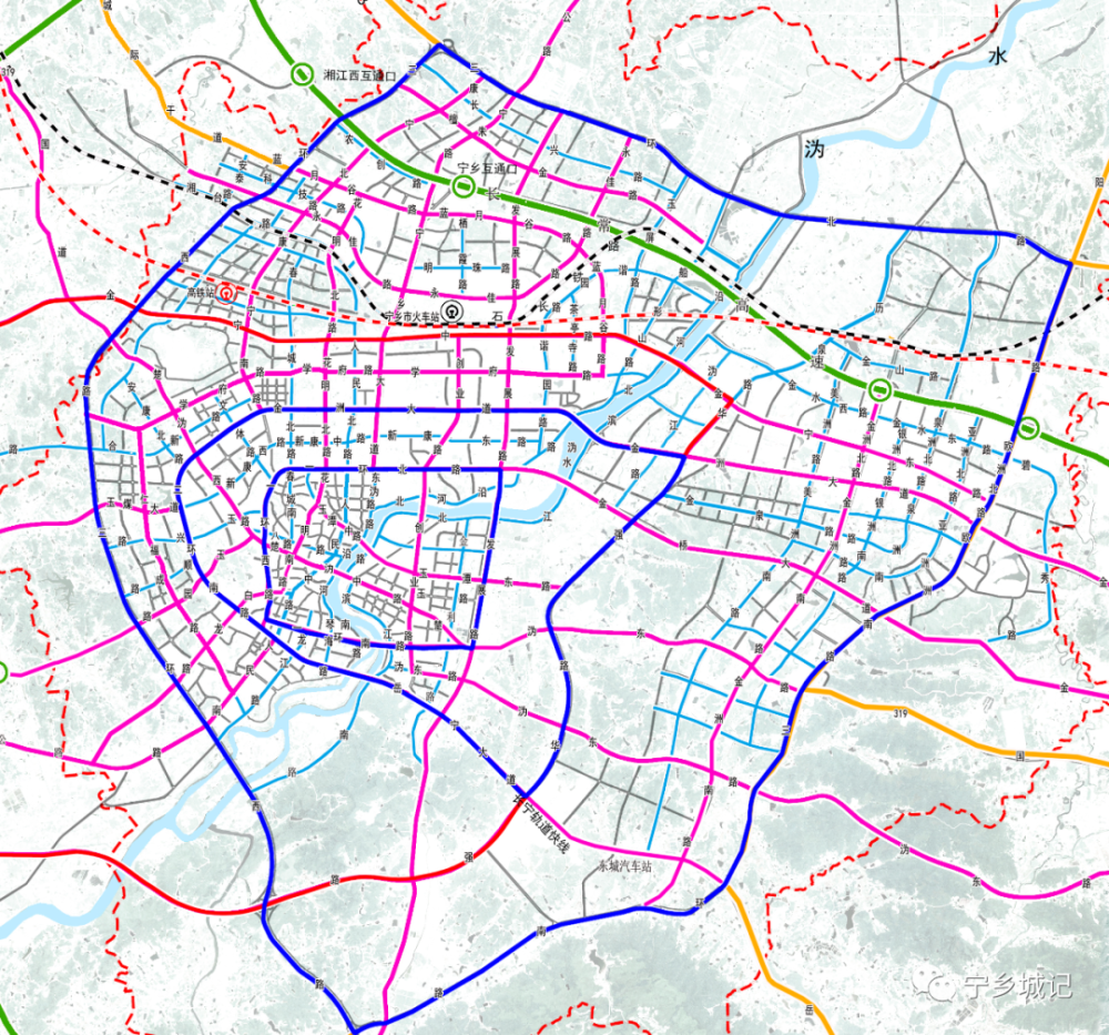 宁乡中心城区路网规划即将公示!九条通道达长沙