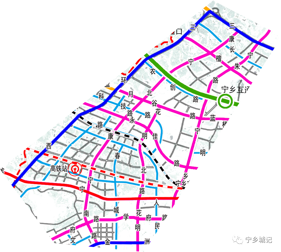 宁乡中心城区路网规划即将公示!九条通道达长沙