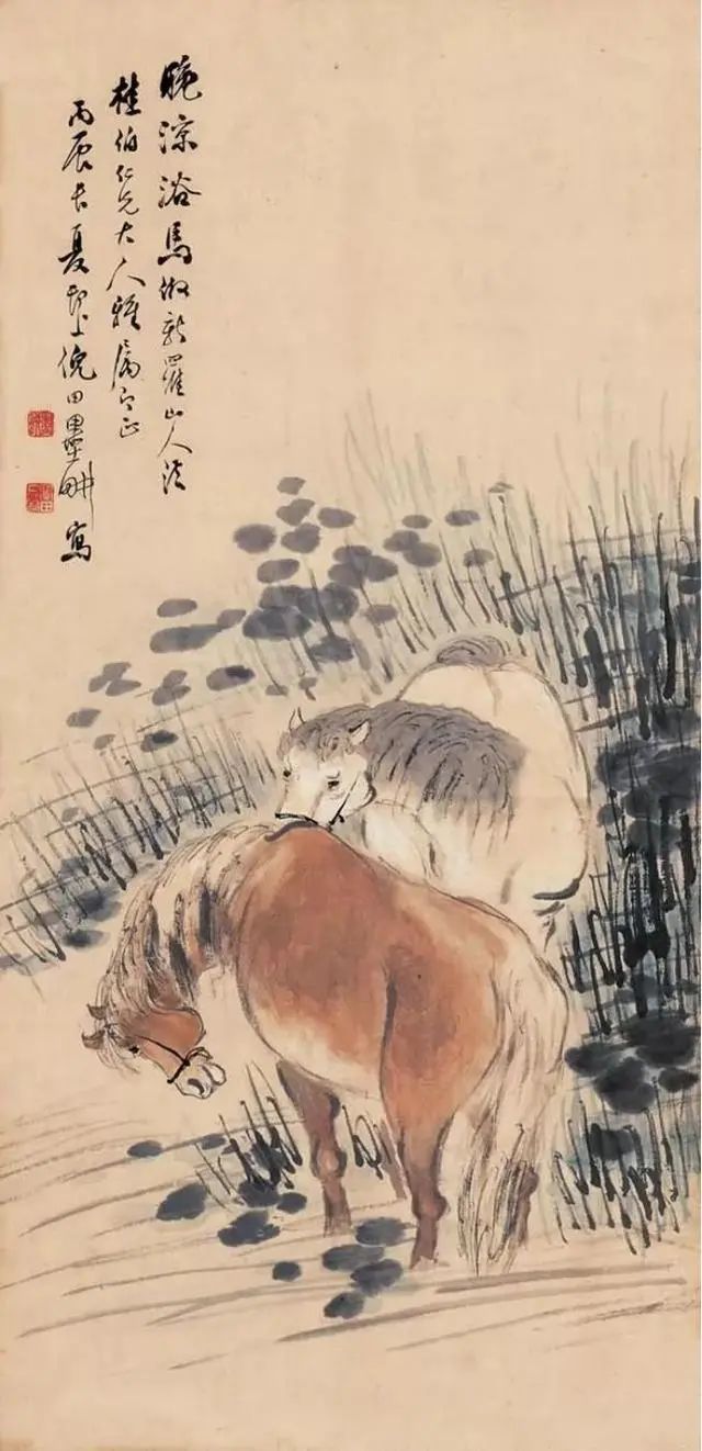 晚清画家倪田花鸟,人物,山水画合辑