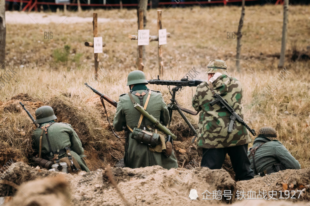 详解二战初期,德军步兵营在防御战中的火力部署
