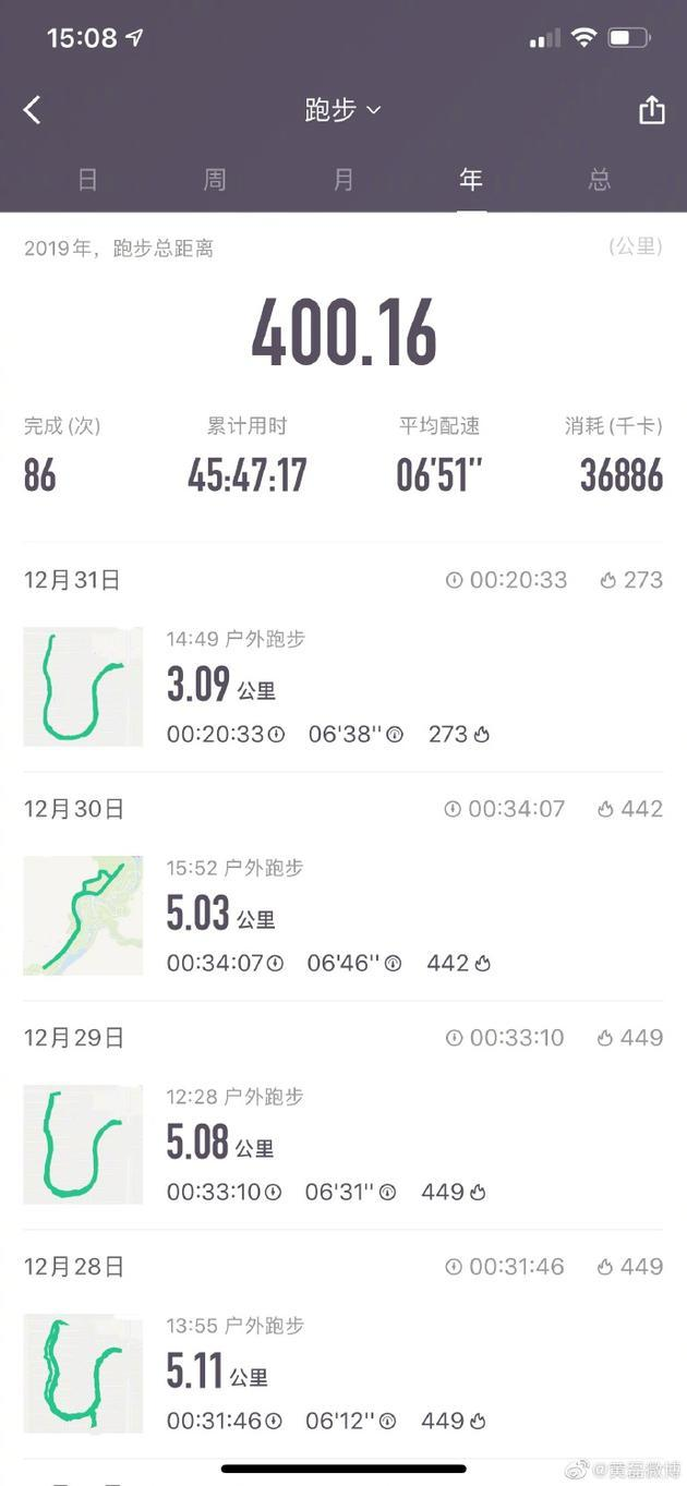 跑步半年，49岁黄磊瘦了：把跑步坚持下来，你至少有个好身体